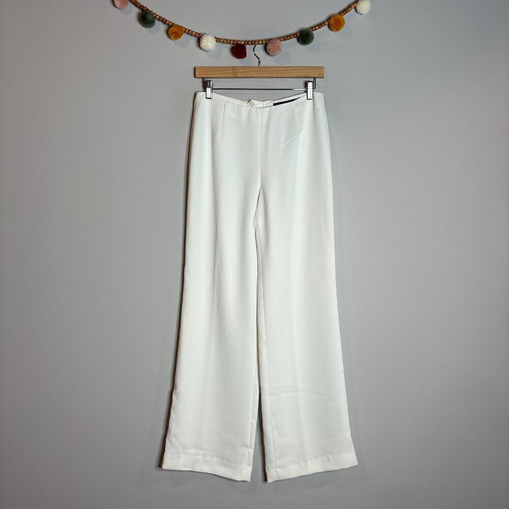 Yansi Fugel white trouser dress pants - Picture 1 of 5
